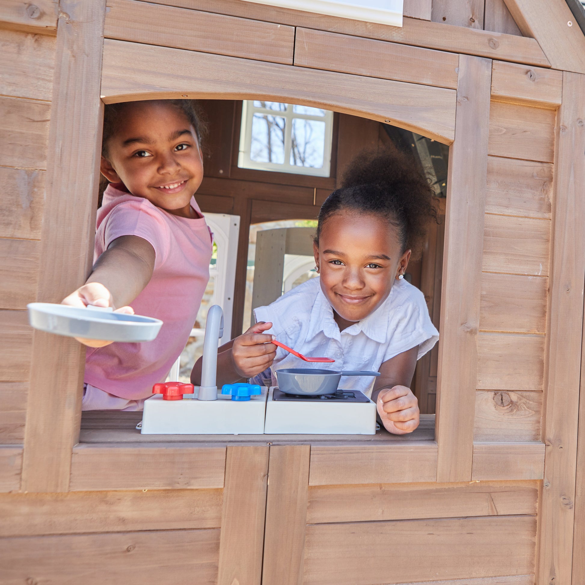 Timberwood Wooden Outdoor Playhouse