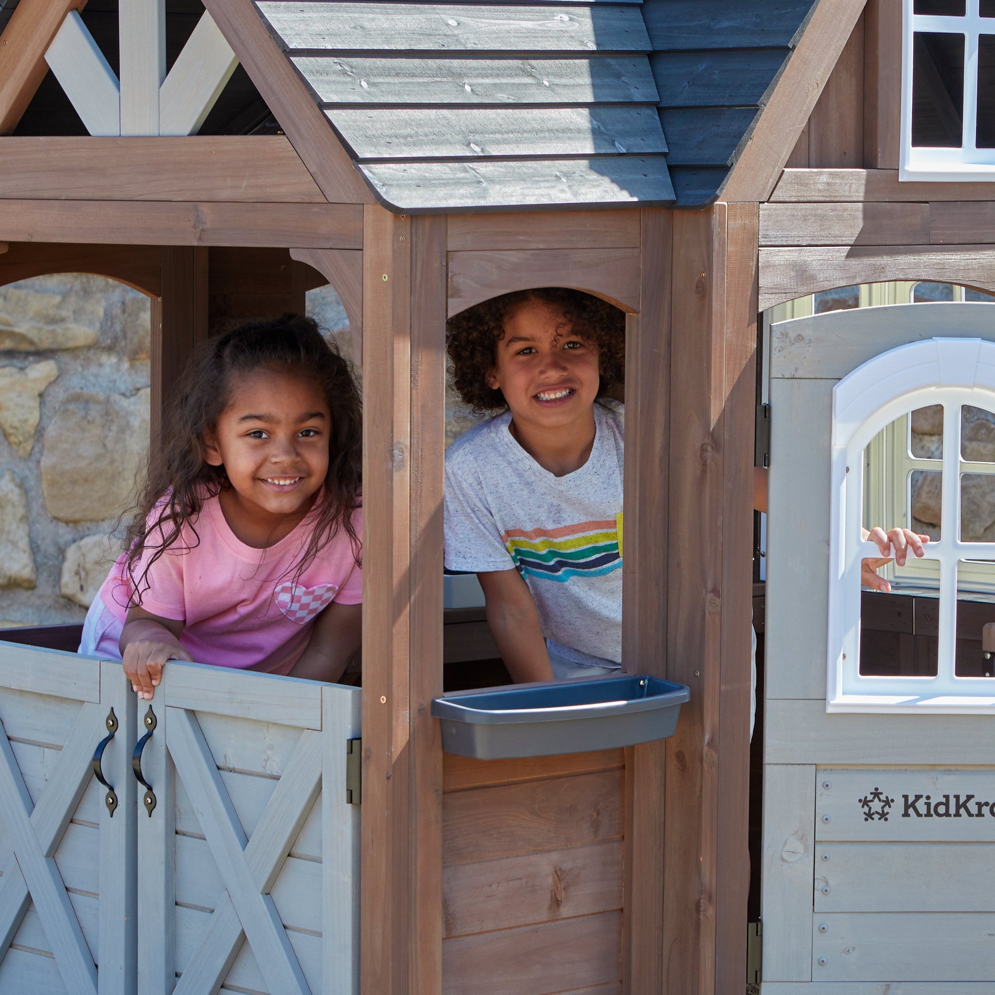 Timberwood Wooden Outdoor Playhouse