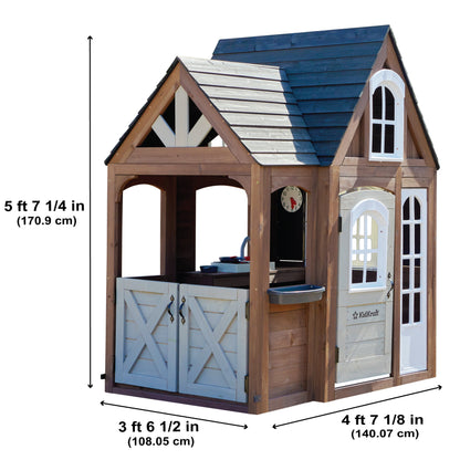 Timberwood Wooden Outdoor Playhouse