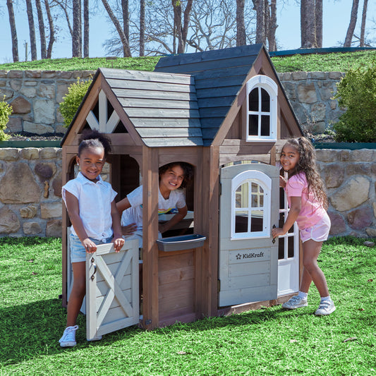 Timberwood Wooden Outdoor Playhouse