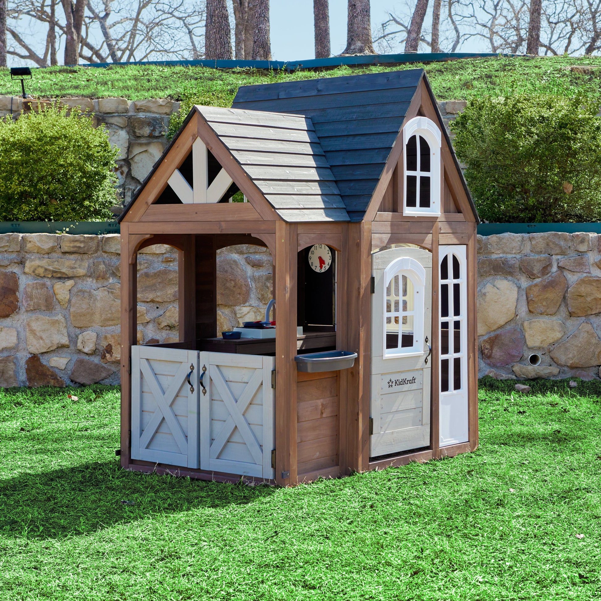 Timberwood Wooden Outdoor Playhouse