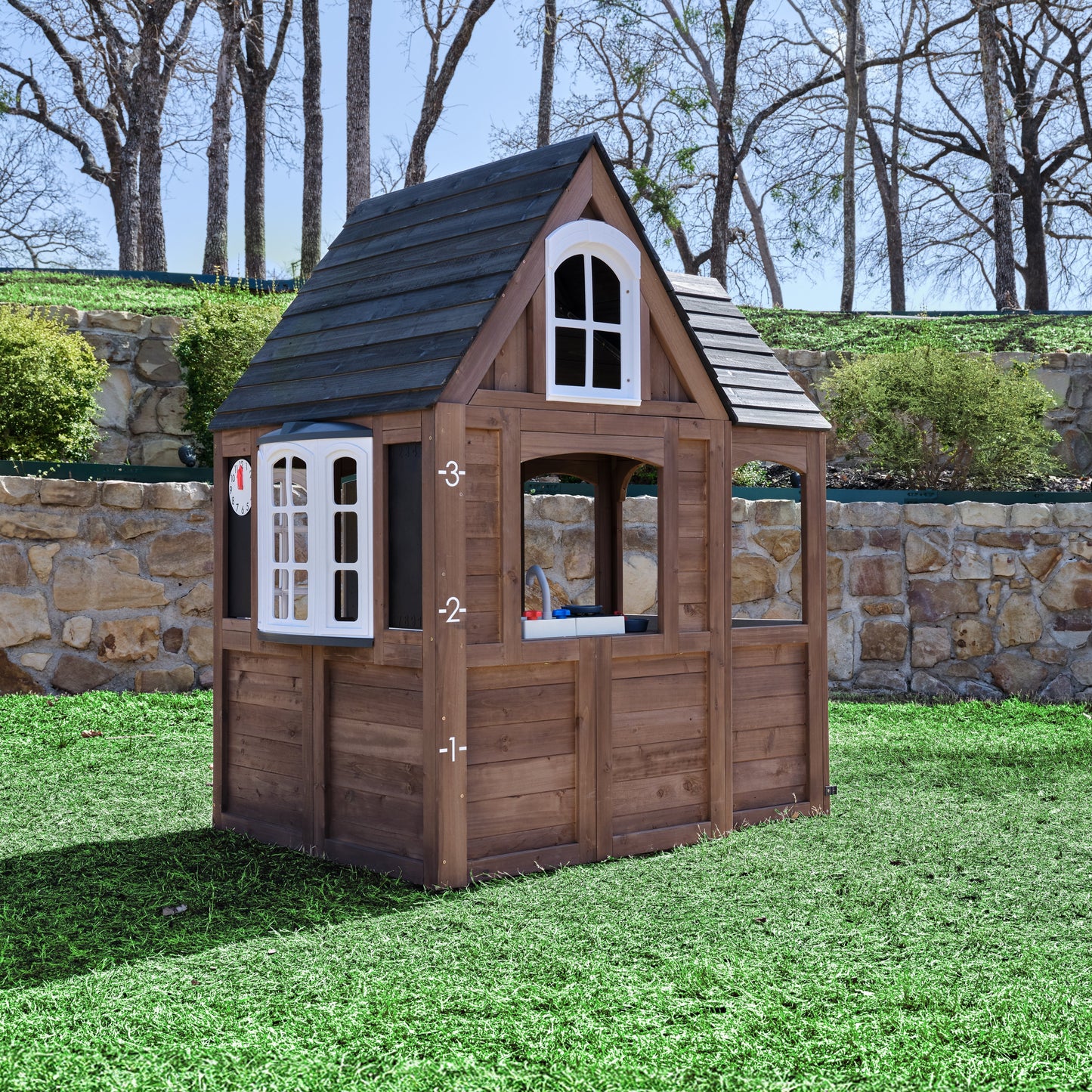 Timberwood Wooden Outdoor Playhouse