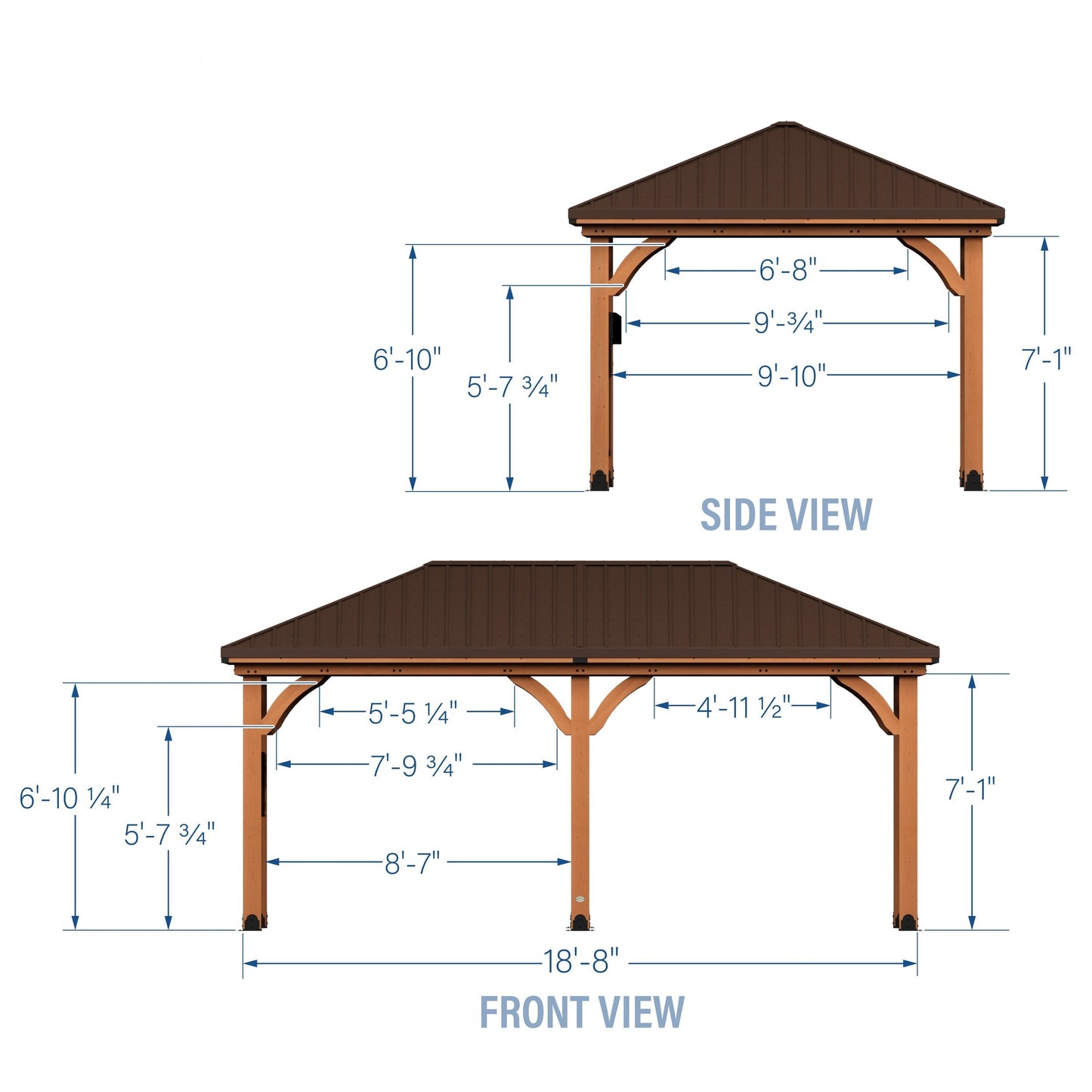 20x12 Barrington Gazebo/Carport