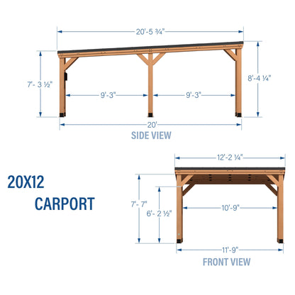 20x12 Kingsport Carport