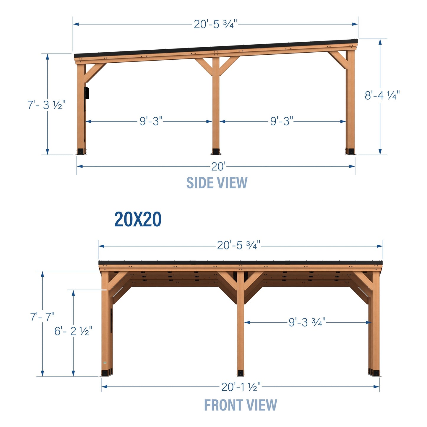 20x20 Kingsport Carport