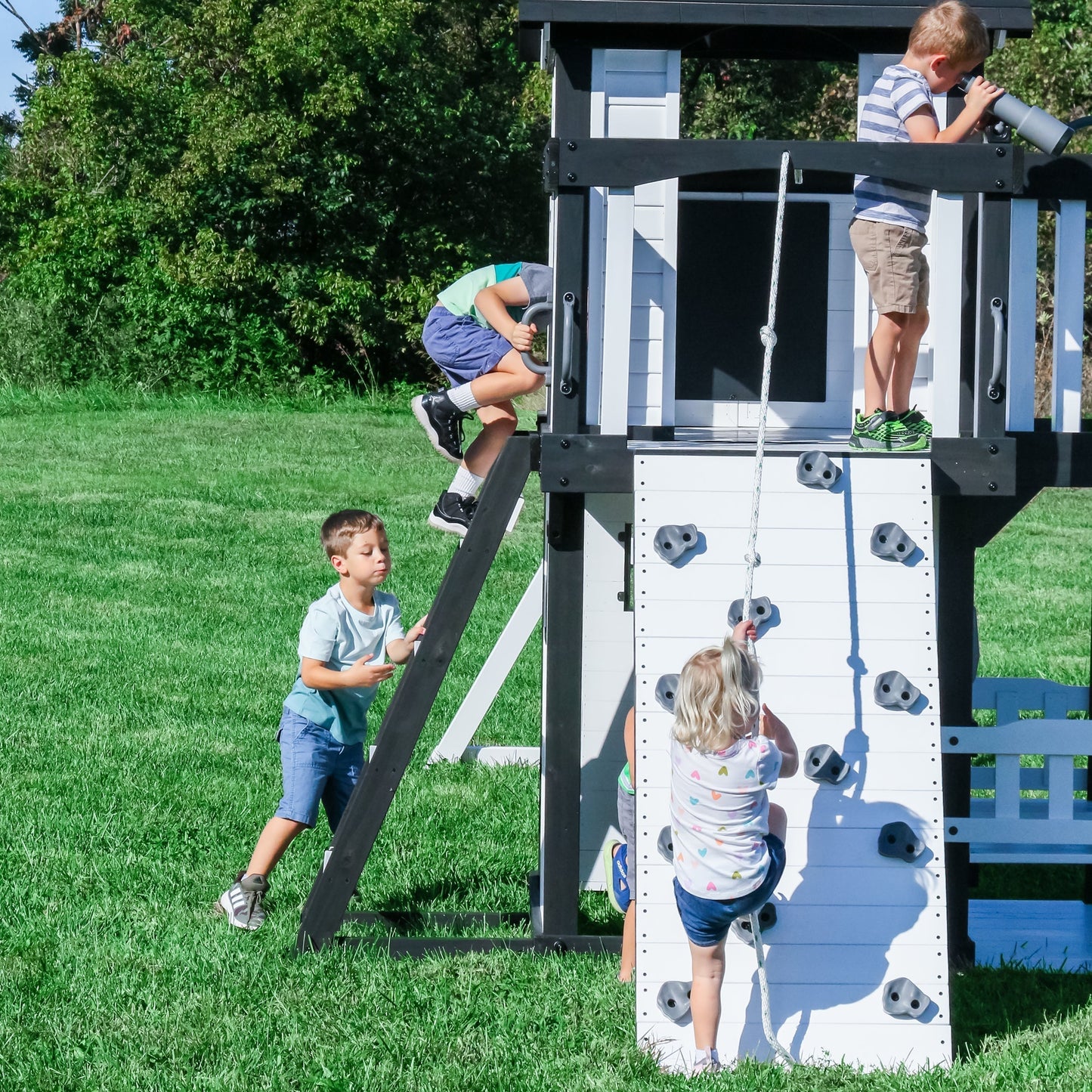 Canyon Creek Swing Set – White
