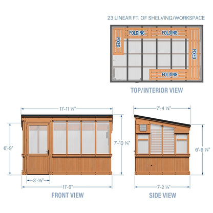 12x7 Zalie Greenhouse