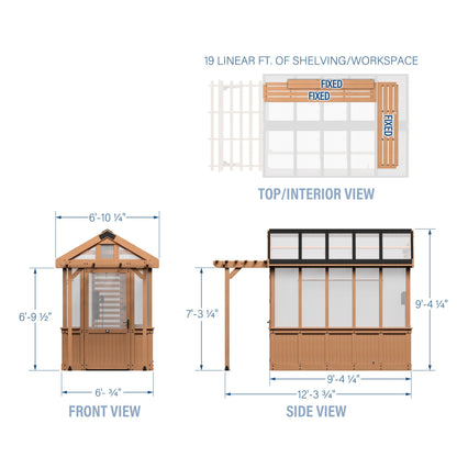9x6 Bellerose Greenhouse