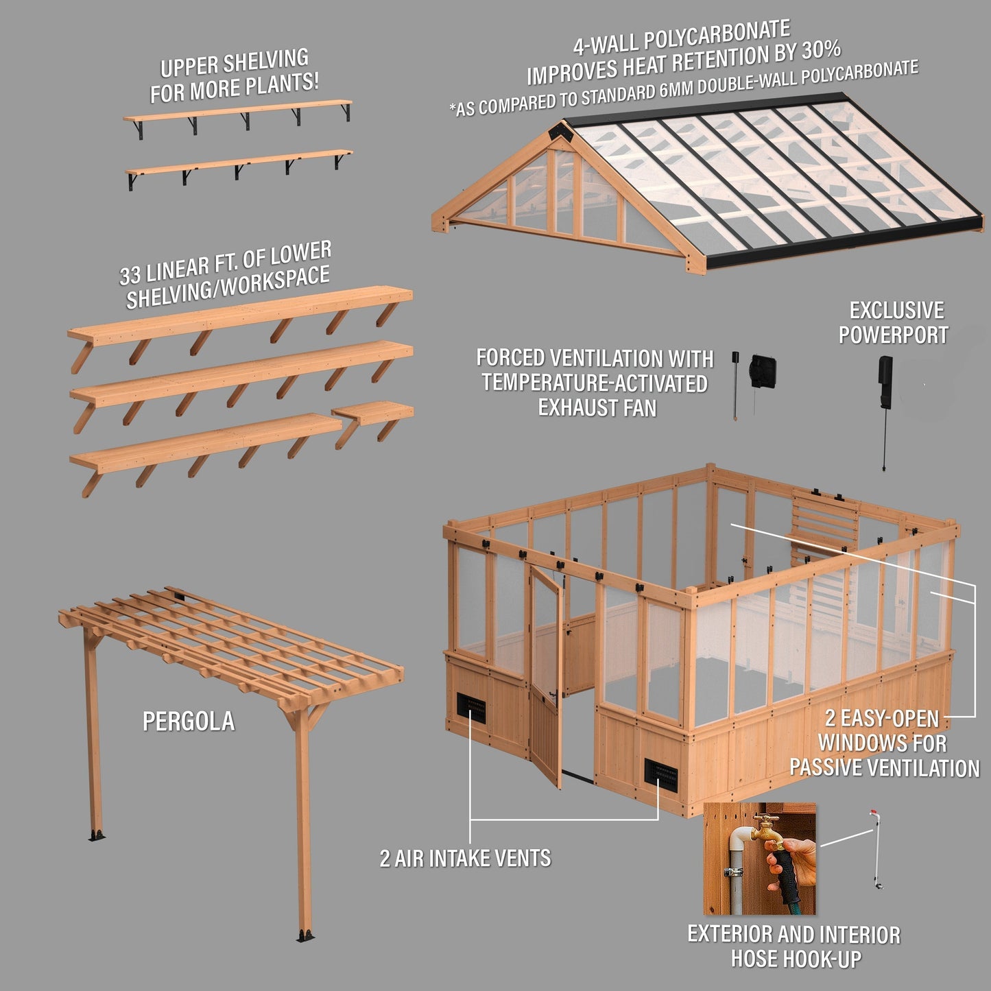 13x11 Bellerose XL Greenhouse