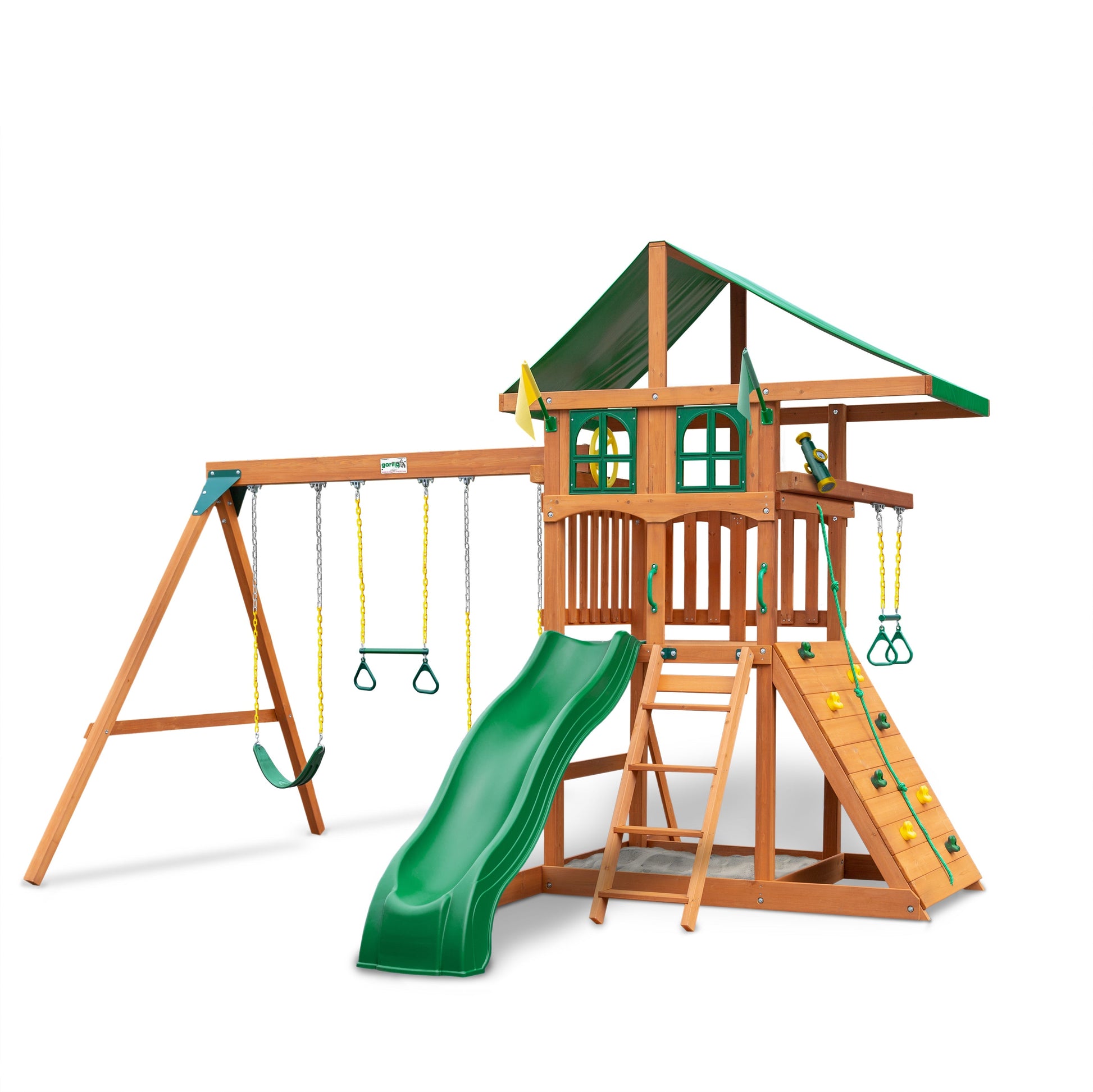 Outing w/ Trapeze Bar Swing Set