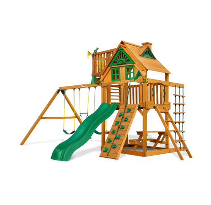 Chateau w/ Sky Loft Swing Set