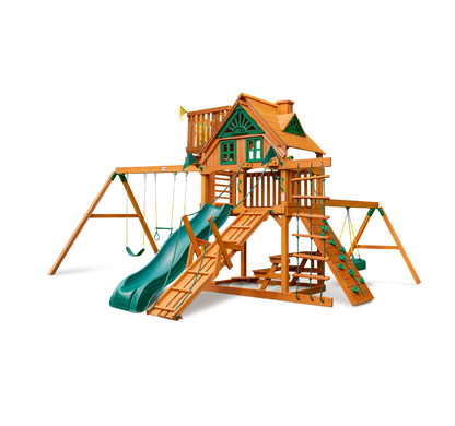 Frontier w/ Sky Loft Swing Set