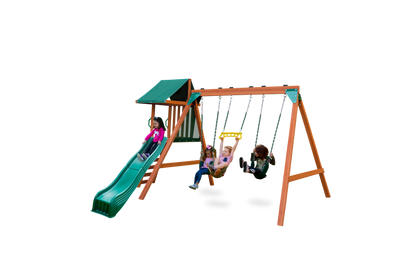 Basic Swing Set with Slide