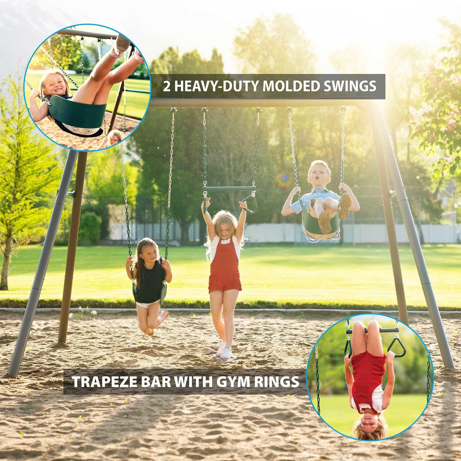 Mazonvintage Kids Swing Set - 90952