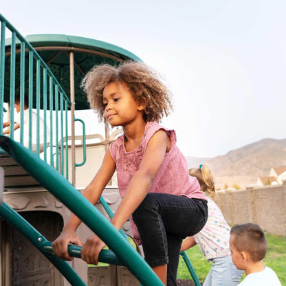 Mazonvintage Double Adventure Tower with Monkey Bars - 90966