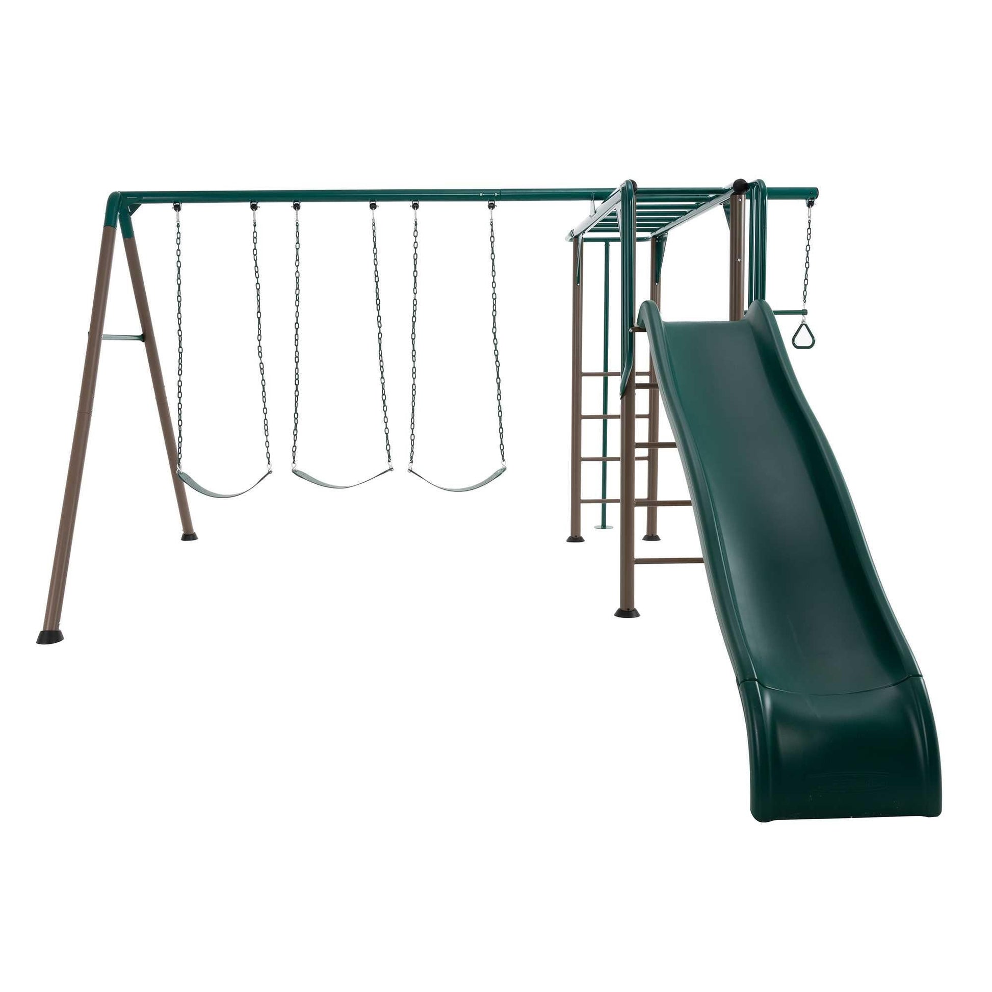 Mazonvintage Monkey Bar Adventure Swing Set (Earthtone) - 91028