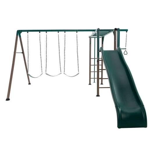 Mazonvintage Monkey Bar Adventure Swing Set (Earthtone) - 91028