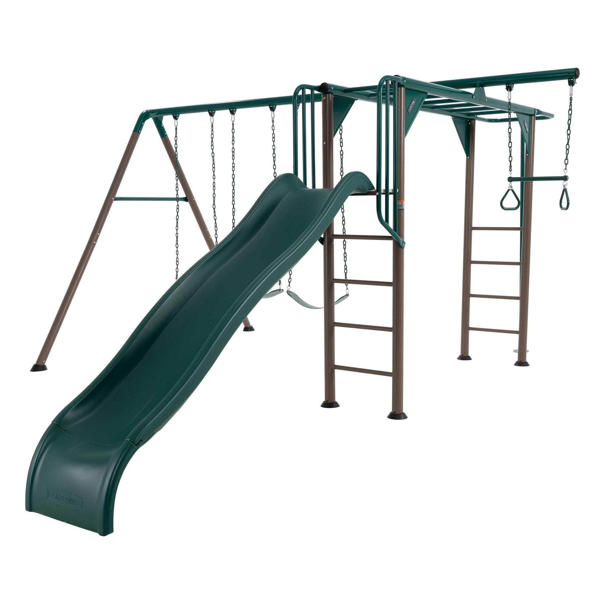 Mazonvintage Monkey Bar Adventure Swing Set (Earthtone) - 91028