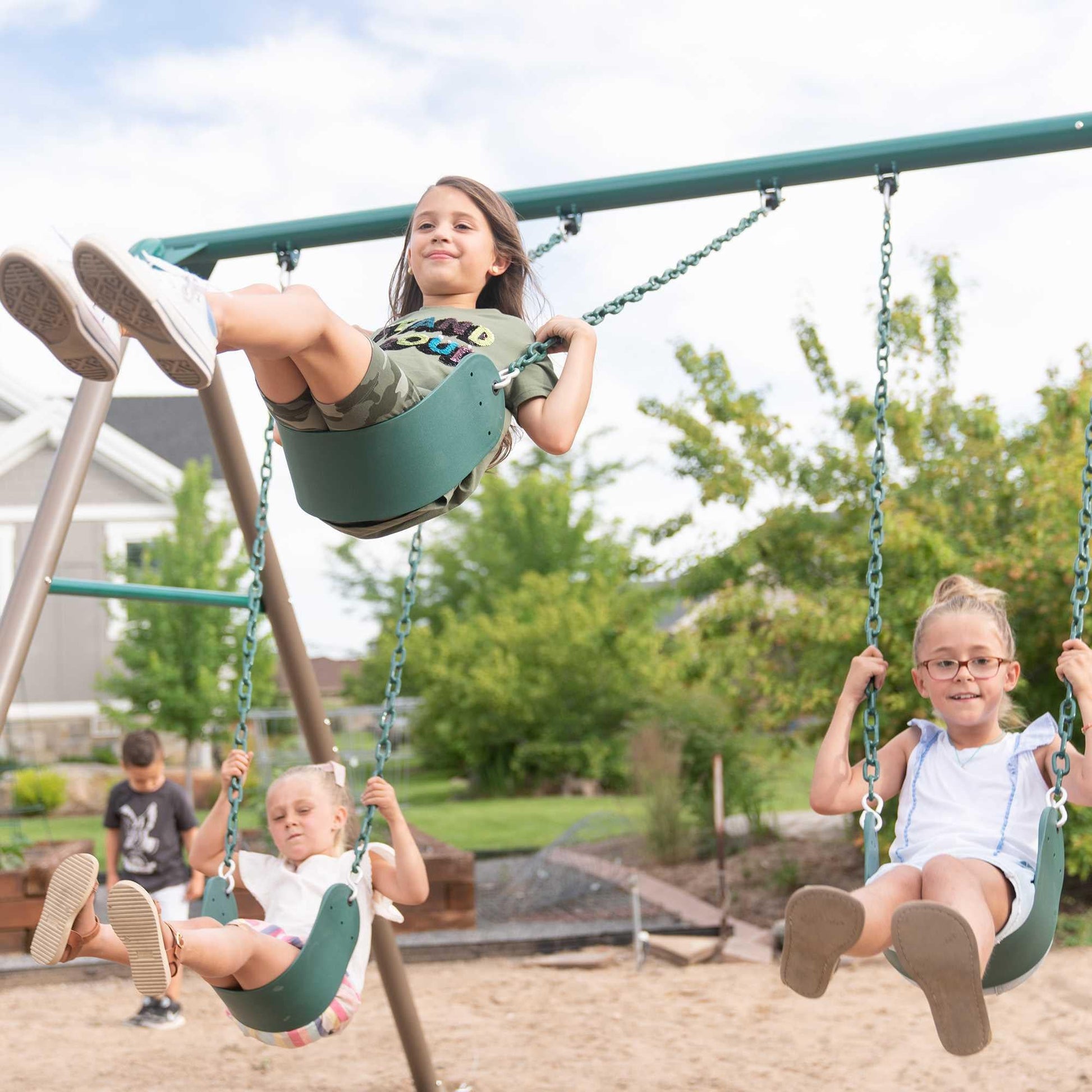 Mazonvintage Monkey Bar Adventure Swing Set (Earthtone) - 91028