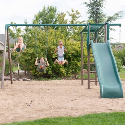 Mazonvintage Monkey Bar Adventure Swing Set (Earthtone) - 91028