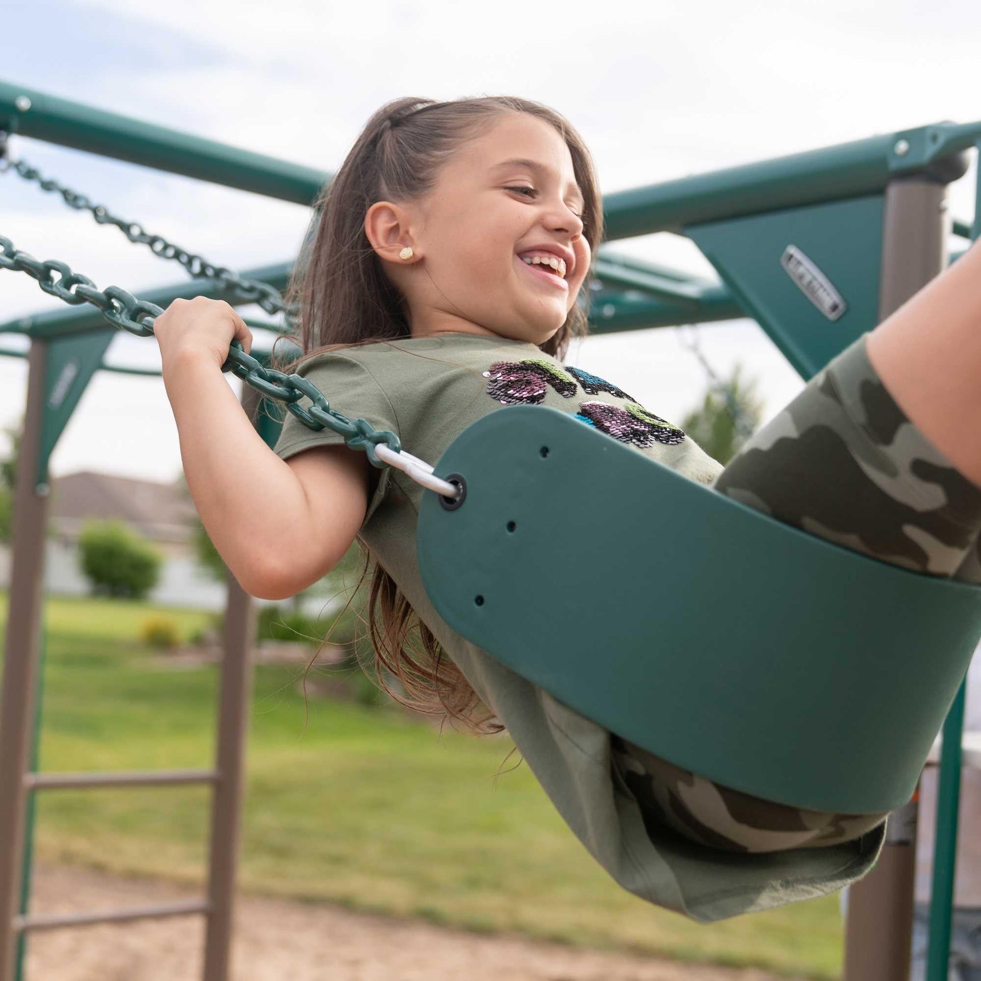 Mazonvintage Monkey Bar Adventure Swing Set (Earthtone) - 91028