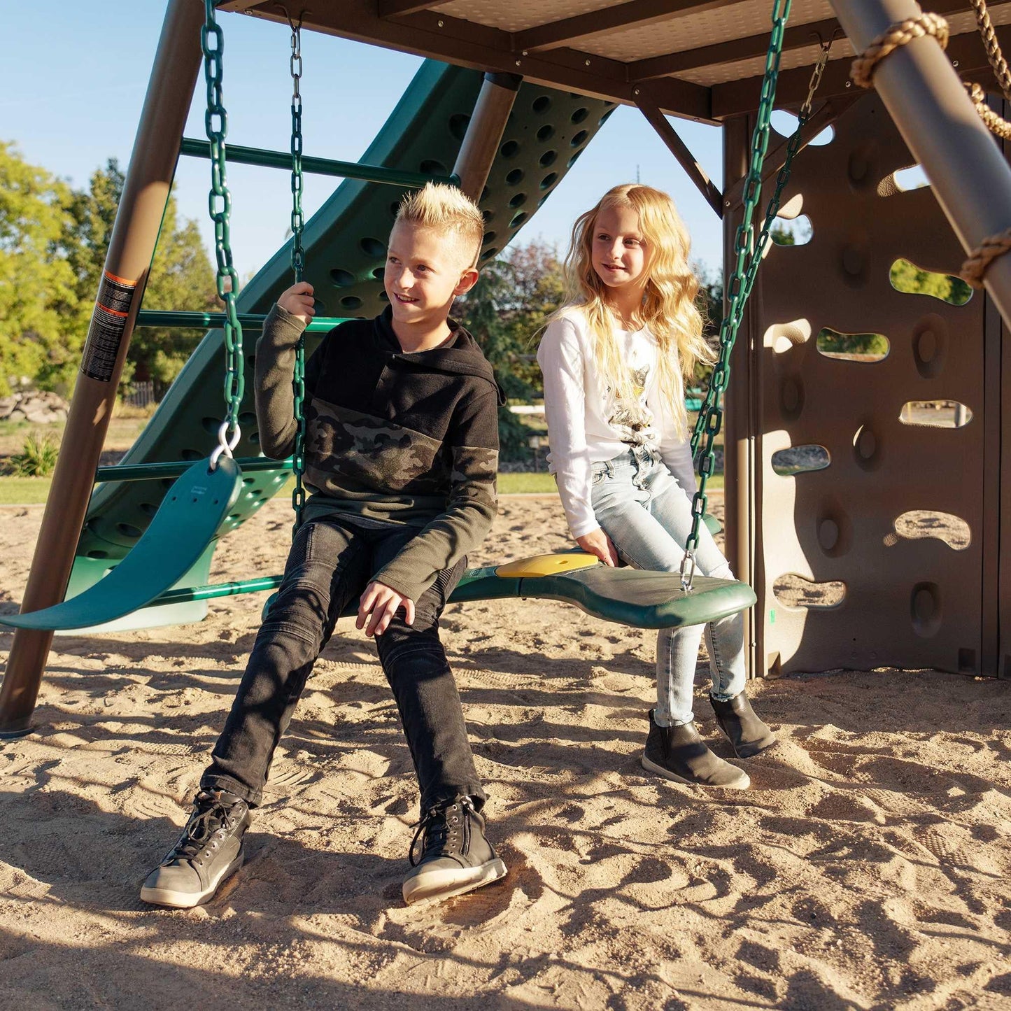 Mazonvintage Big Stuff Swing Set (Earthtone) - 91069