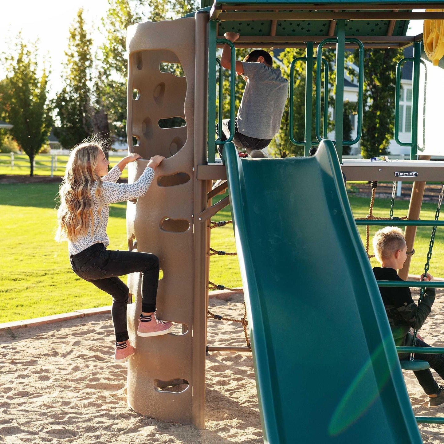 Mazonvintage Big Stuff Swing Set (Earthtone) - 91069