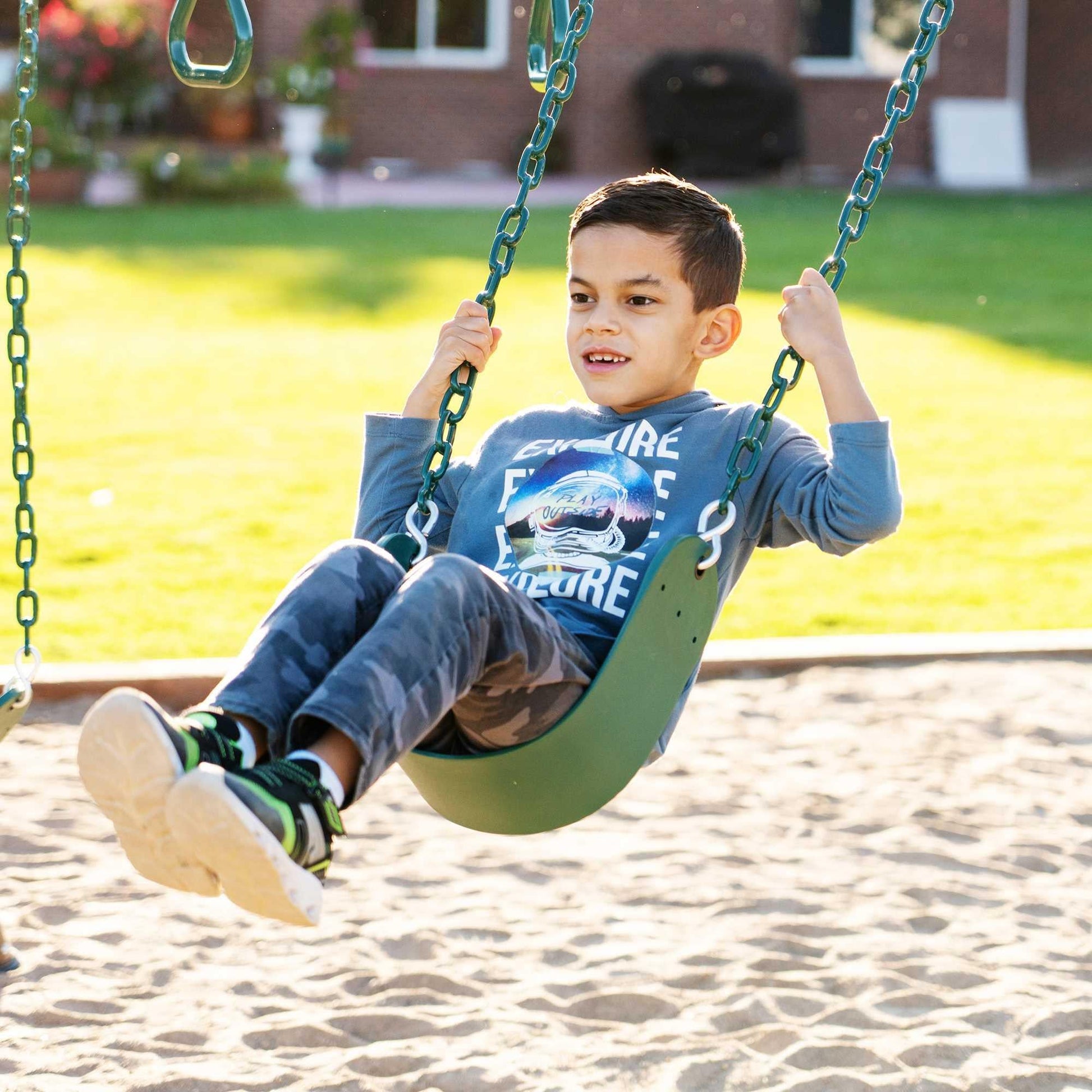 Mazonvintage Big Stuff Swing Set (Earthtone) - 91069