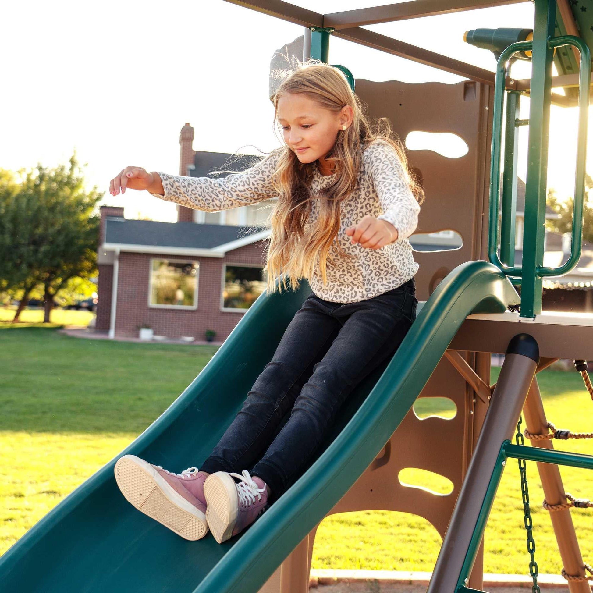 Mazonvintage Big Stuff Swing Set (Earthtone) - 91069