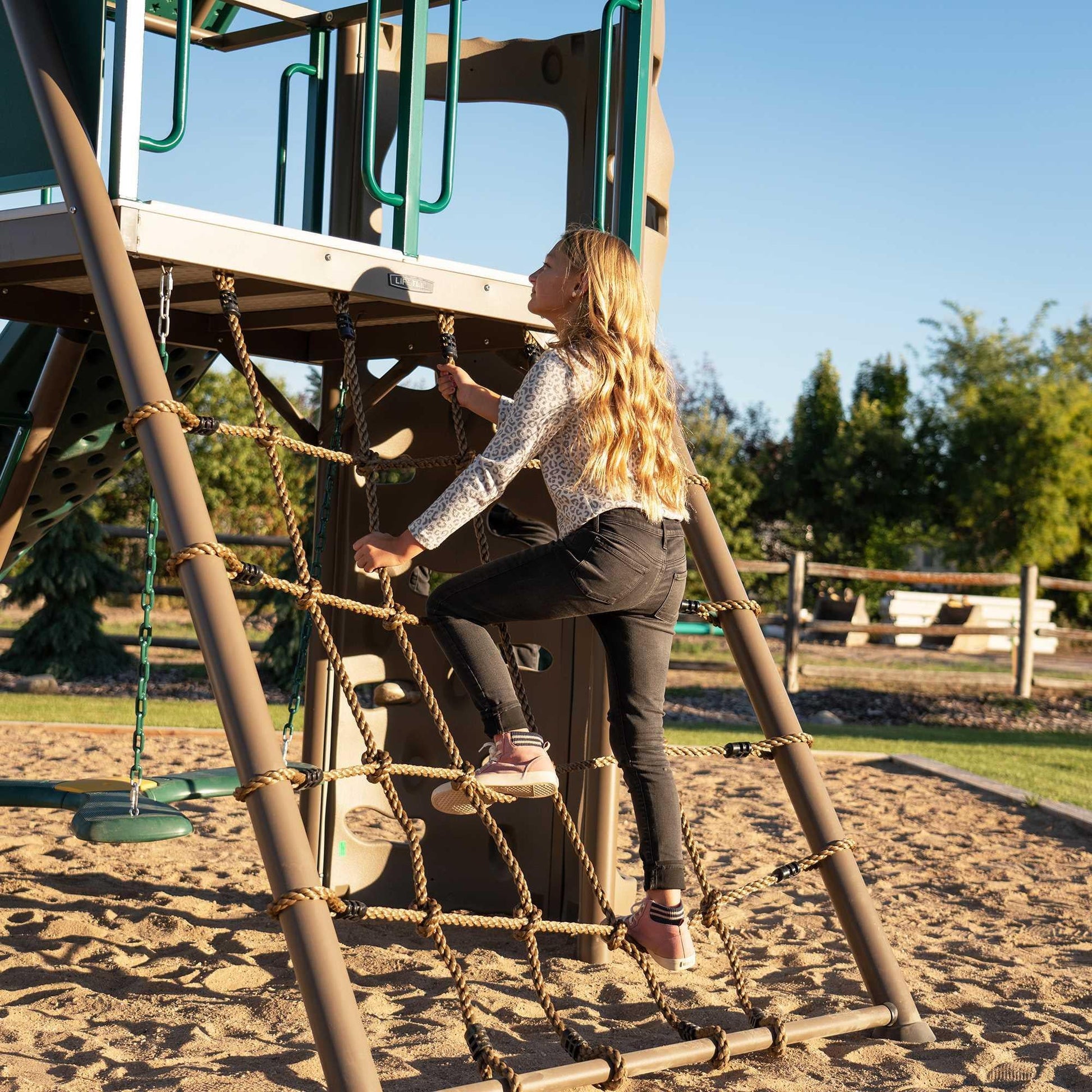 Mazonvintage Big Stuff Swing Set (Earthtone) - 91069
