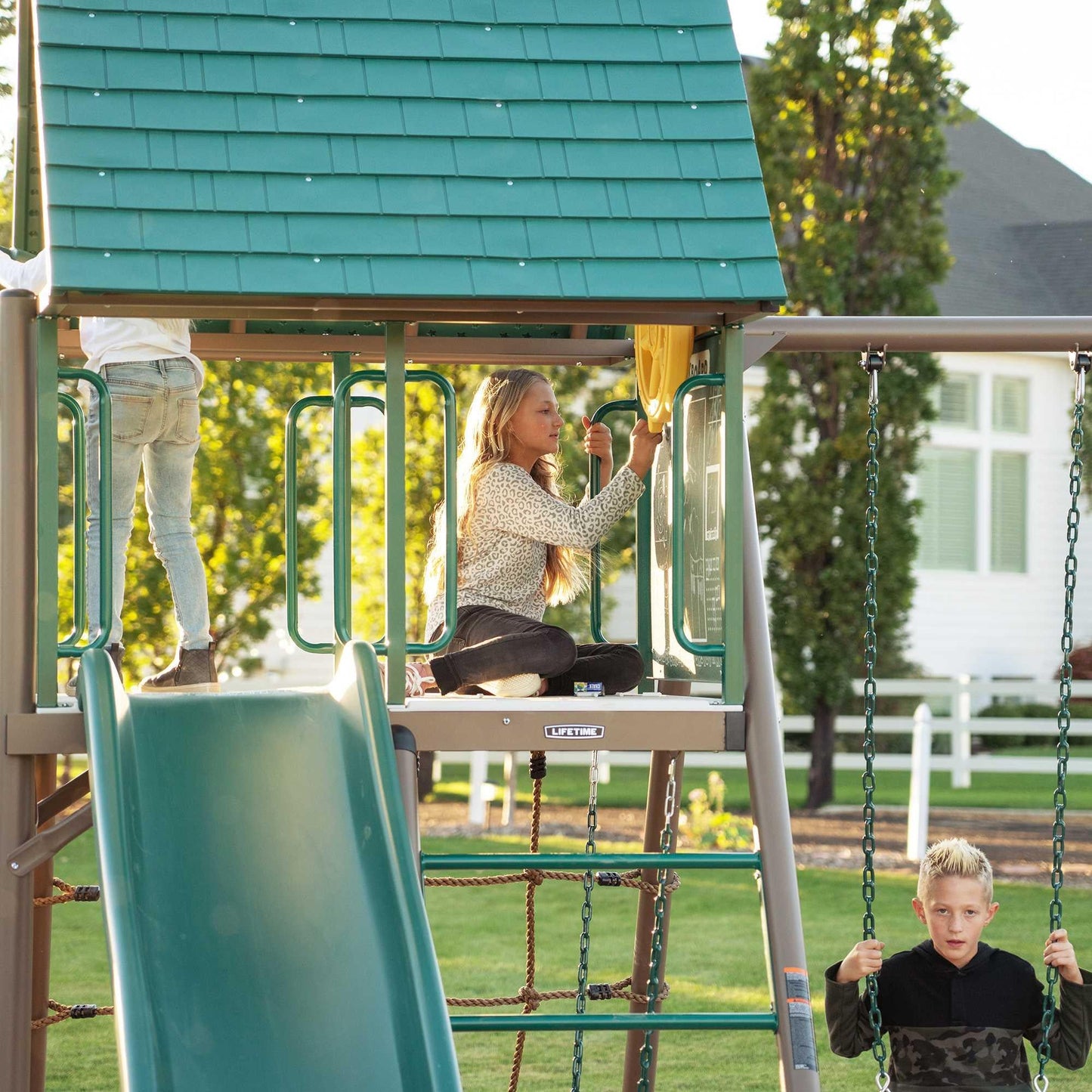 Mazonvintage Big Stuff Swing Set (Earthtone) - 91069