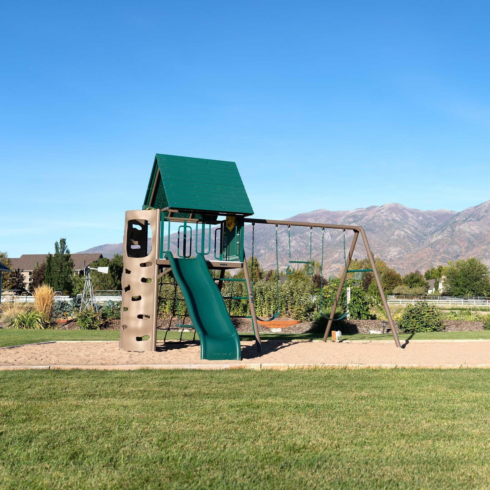 Mazonvintage Big Stuff Swing Set (Earthtone) - 91069