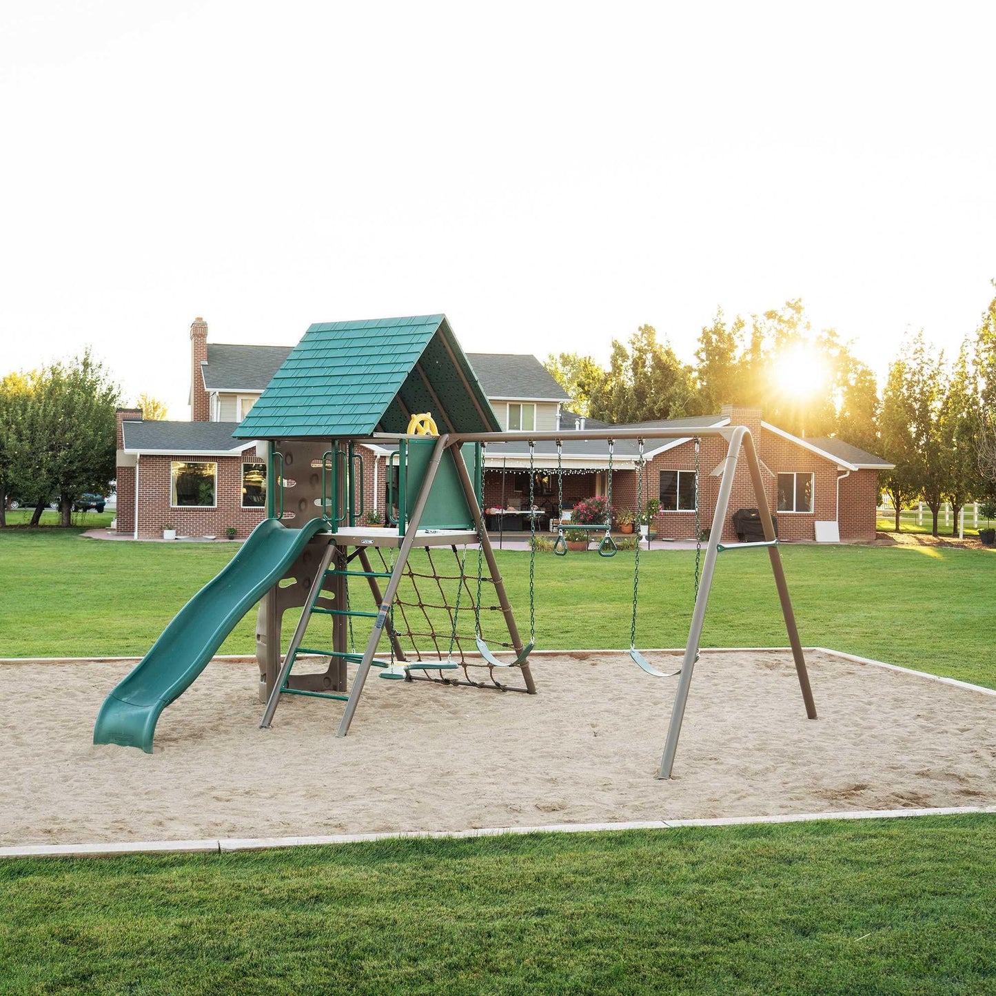 Mazonvintage Big Stuff Swing Set (Earthtone) - 91069