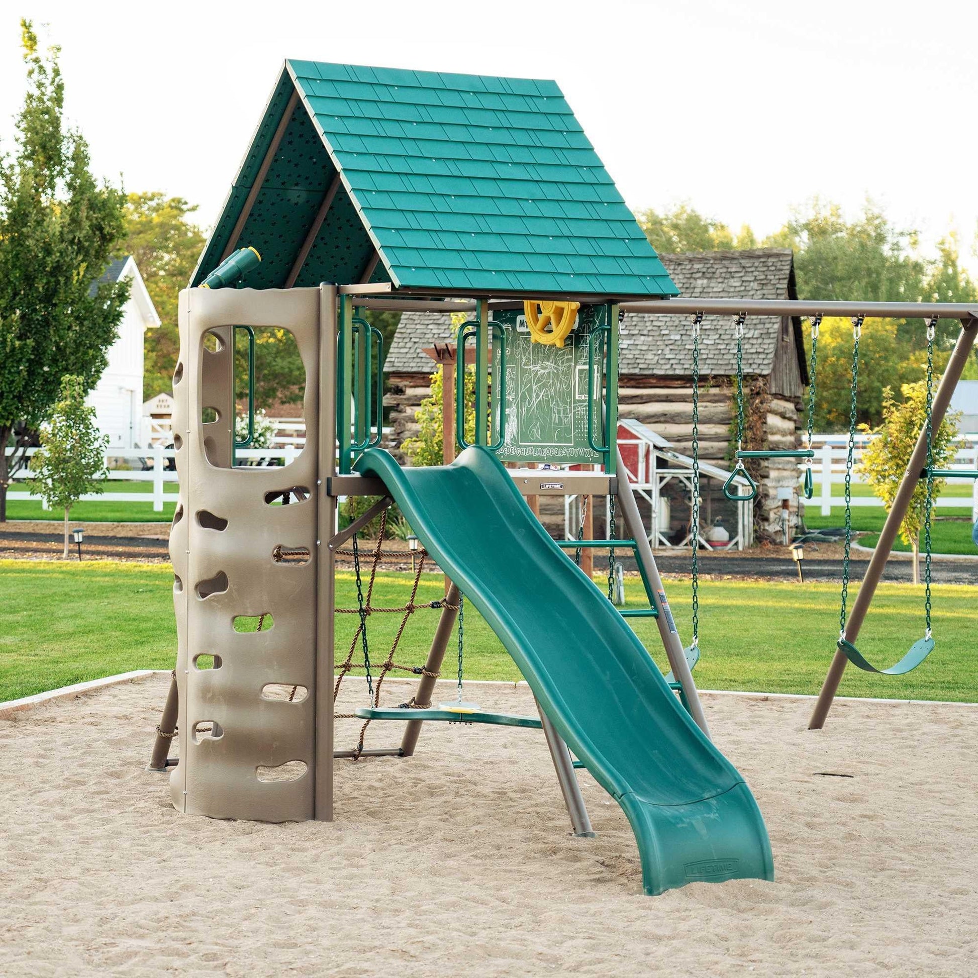 Mazonvintage Big Stuff Swing Set (Earthtone) - 91069
