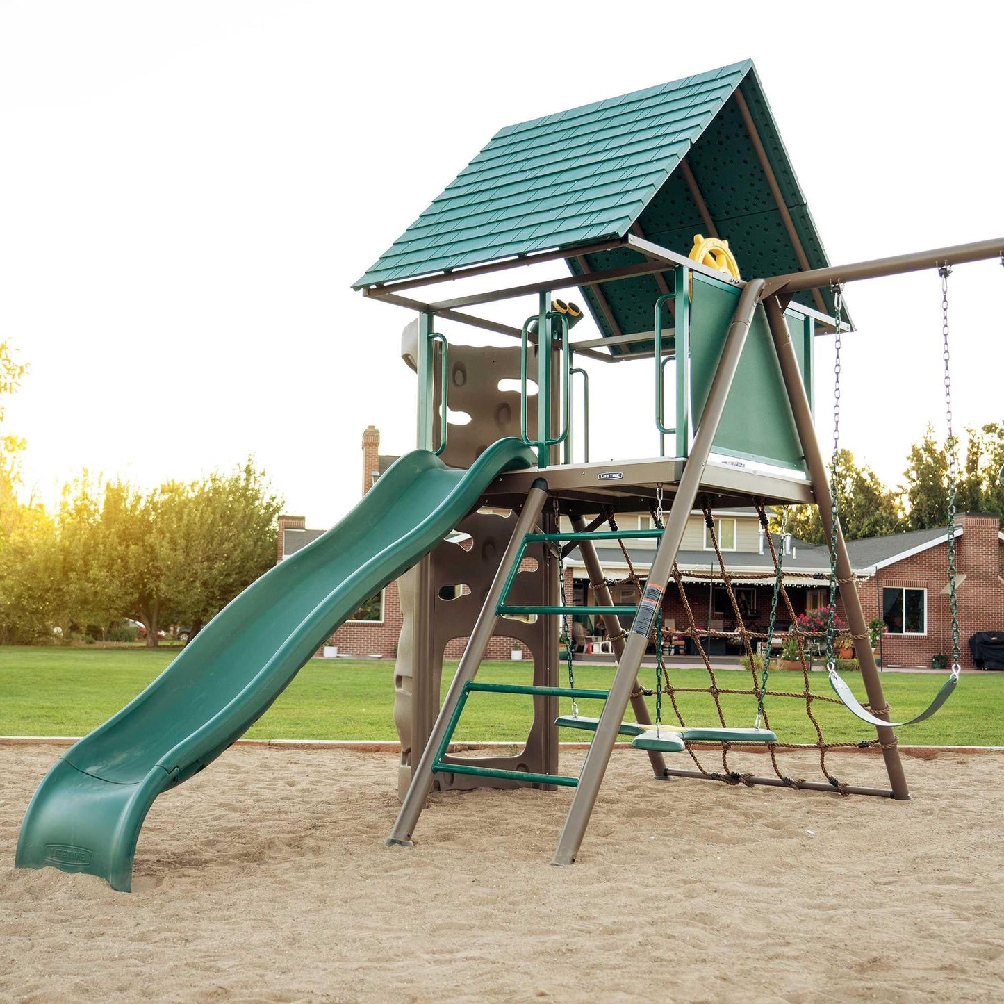 Mazonvintage Big Stuff Swing Set (Earthtone) - 91069