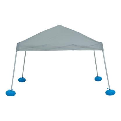 Mazonvintage 10x10 Floating Pool Gazebo with PVC Floats and Carry Bag - Gray