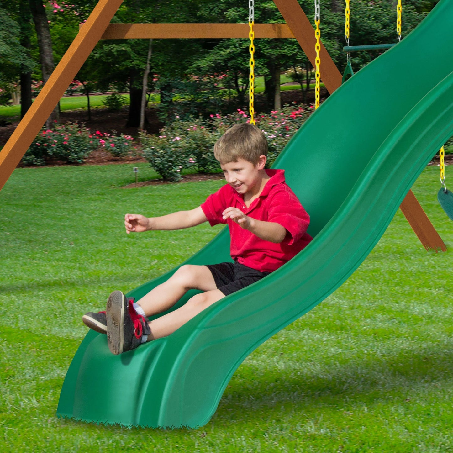 MazonvintagePlaysets Chateau Swing Set