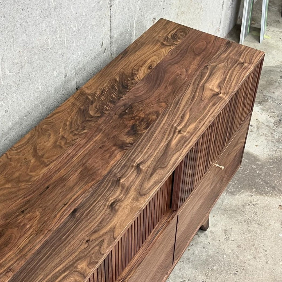 Brevyn Walnut Wood Cabinet & Sideboard