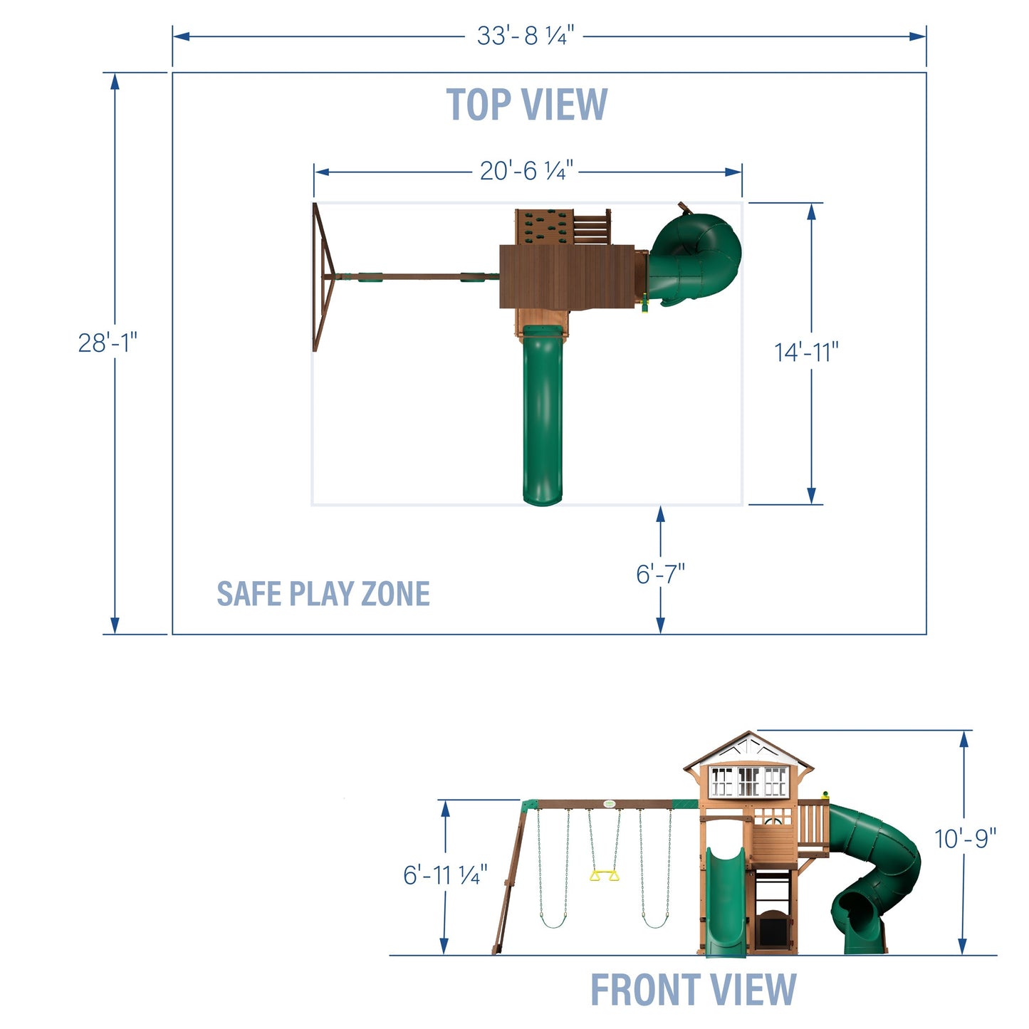 Bristol Point Swing Set