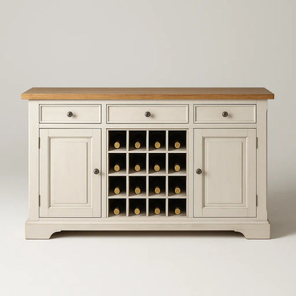 Buffet Wine Cabinet Enhances Refined Interior