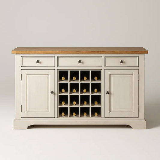 Buffet Wine Cabinet Enhances Refined Interior