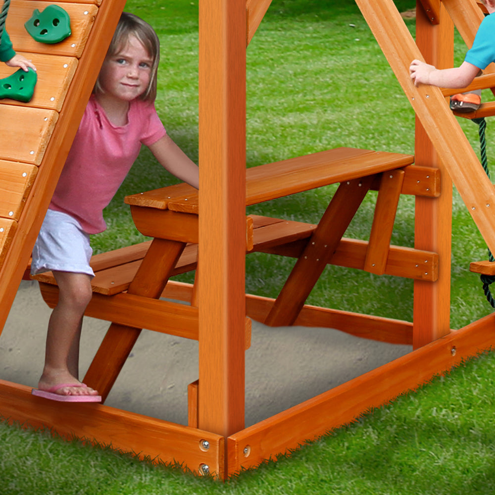 MazonvintagePlaysets Chateau Swing Set