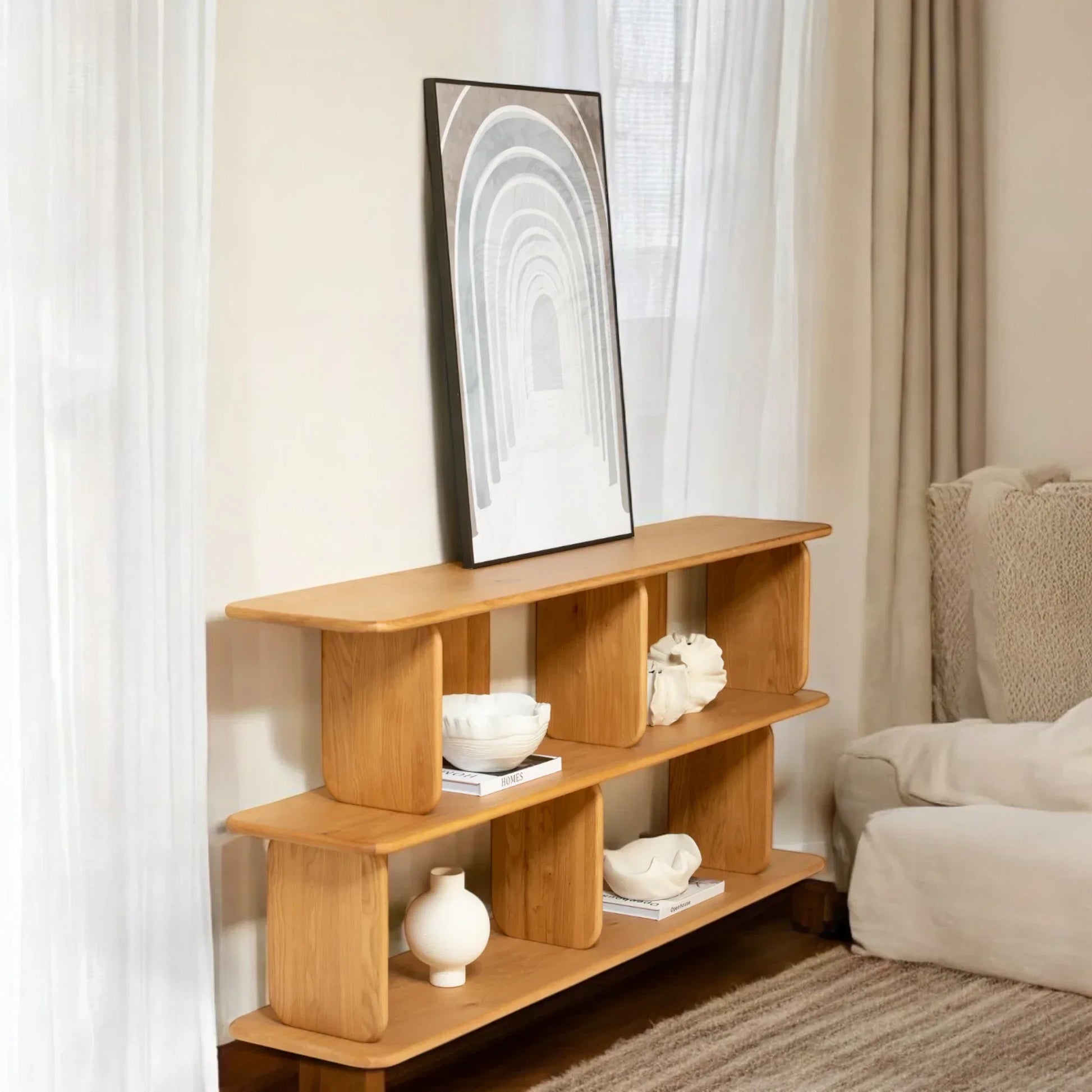 Lunova Wooden Display Shelf