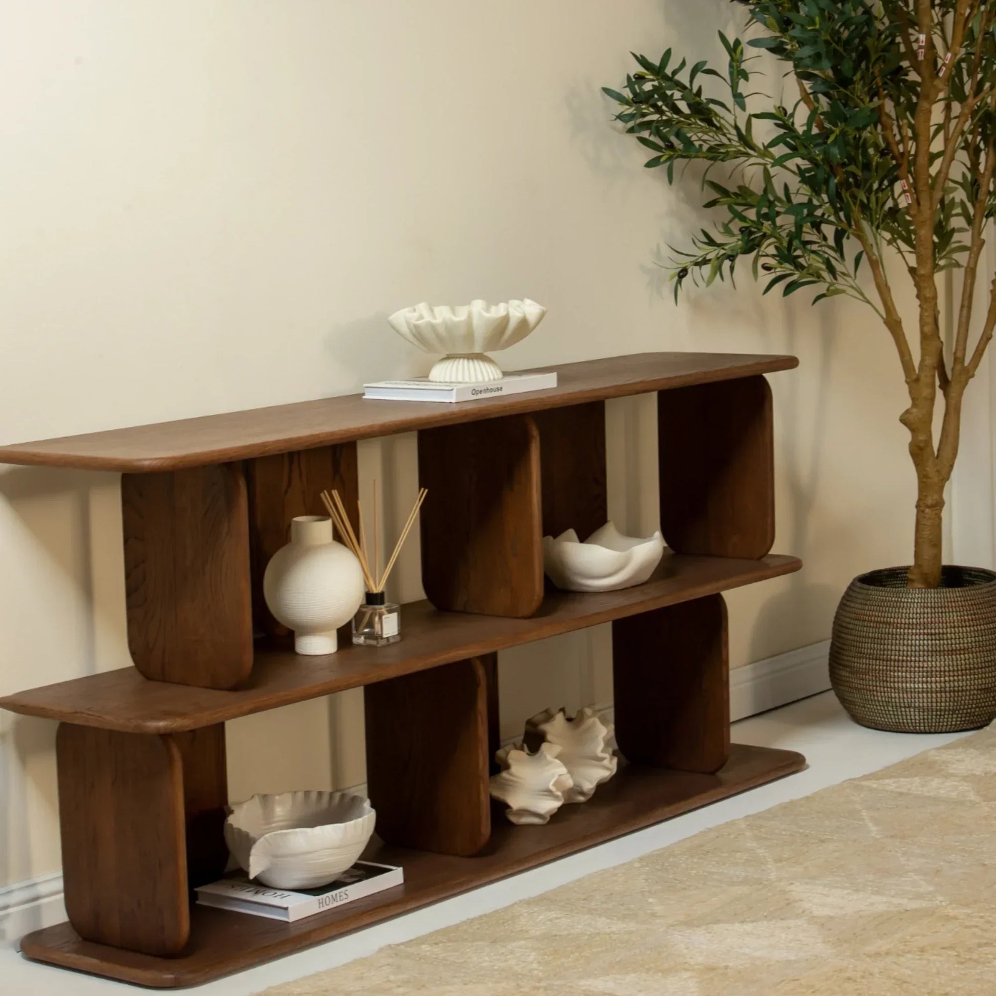 Lunova Wooden Display Shelf