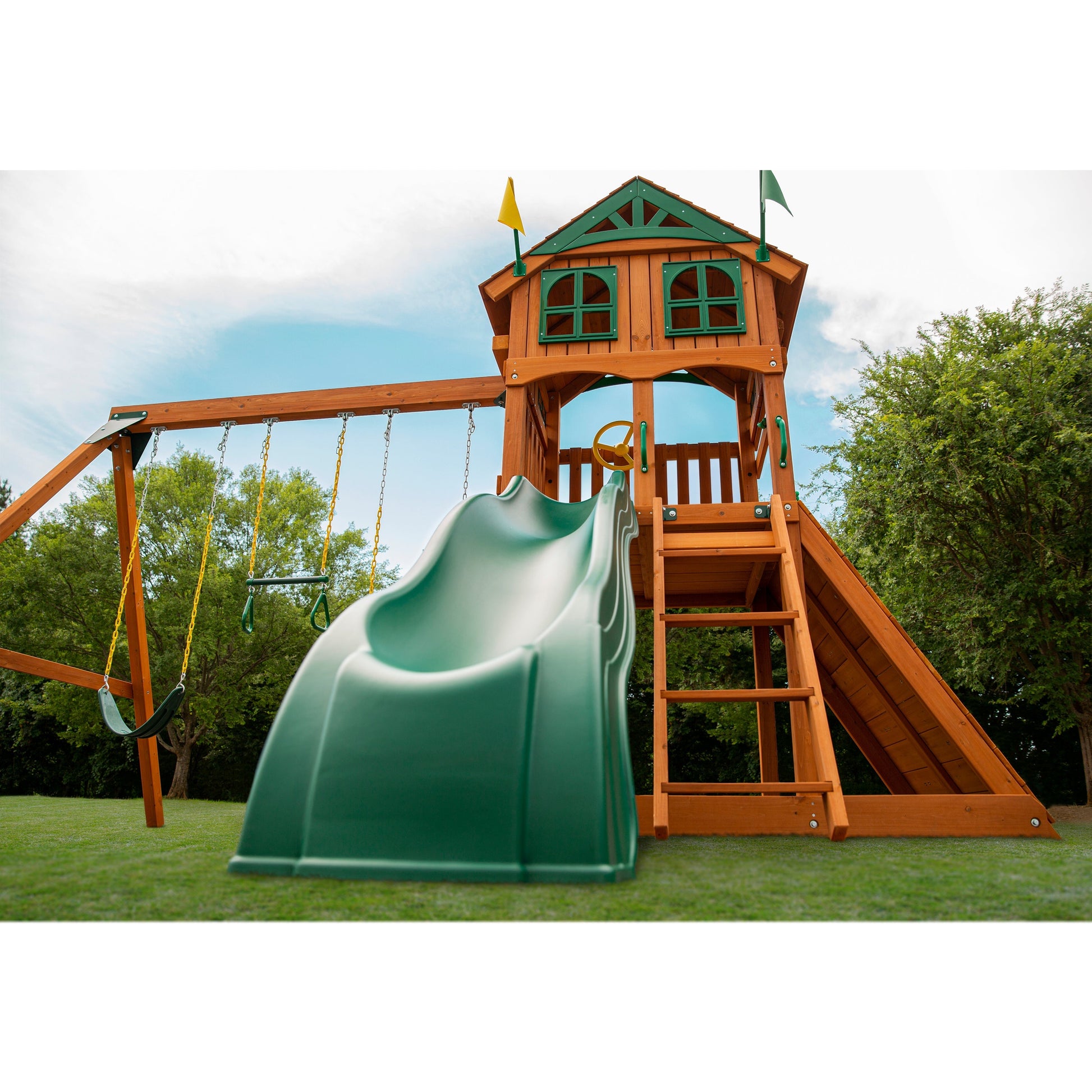 MazonvintagePlaysets Outing Swing Set
