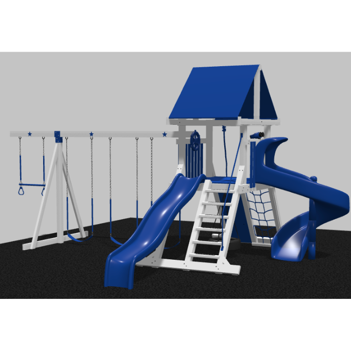 Galaxy Vinyl Swing Set