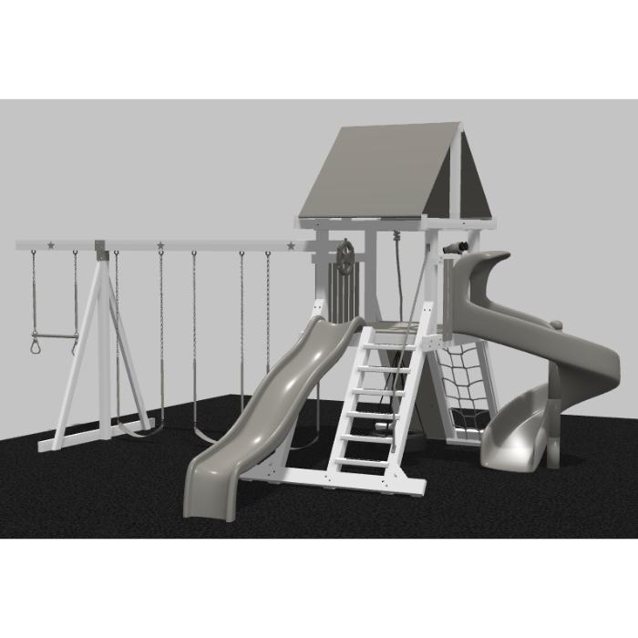 Galaxy Vinyl Swing Set