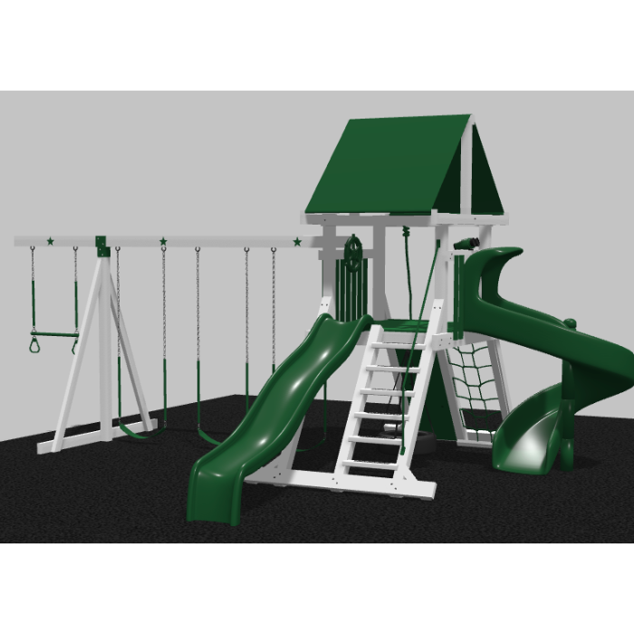Galaxy Vinyl Swing Set