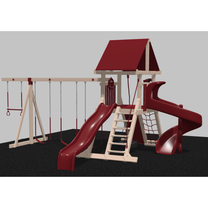 Galaxy Vinyl Swing Set