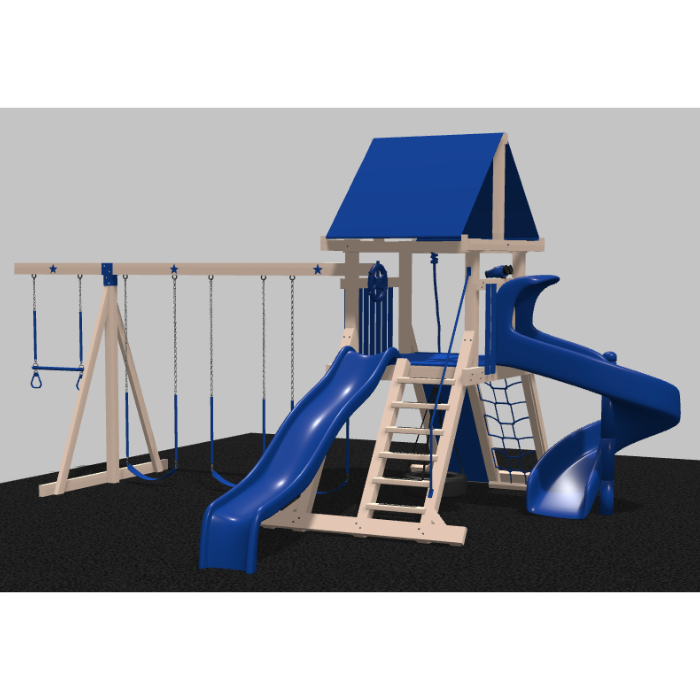 Galaxy Vinyl Swing Set